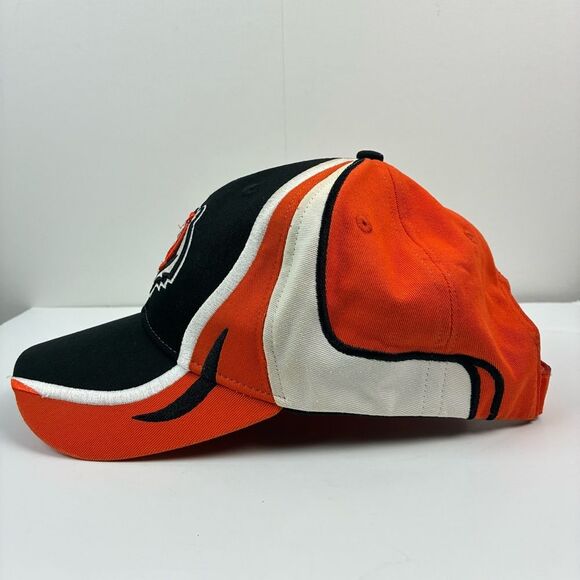 NFL Cincinnati Bengals Adjustable Football Team Hat Tiger Orange White Black Y2K - Picture 3 of 11